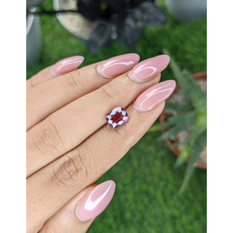 2.41 Ct. Purplish Pink Garnet from Tanzania