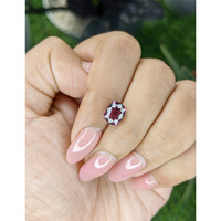 2.41 Ct. Purplish Pink Garnet from Tanzania Life Style