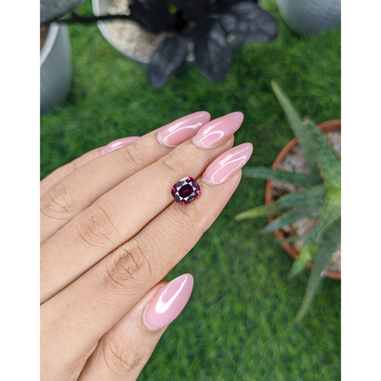 2.82 Ct. Purplish Pink Garnet from Tanzania