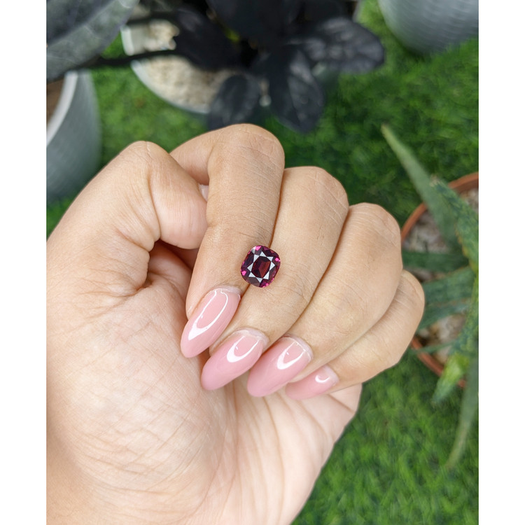 2.82 Ct. Purplish Pink Garnet from Tanzania