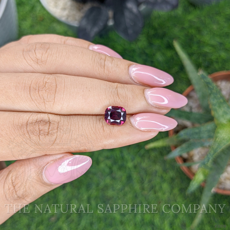 2.82 Ct. Purplish Pink Garnet from Tanzania