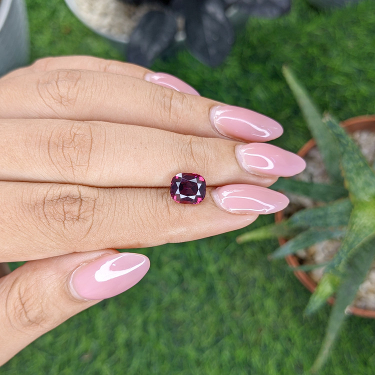 2.82 Ct. Purplish Pink Garnet from Tanzania