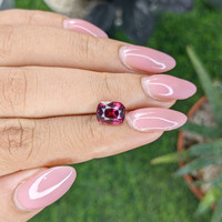 2.65 Ct. Purplish Pink Garnet from Tanzania Life Style