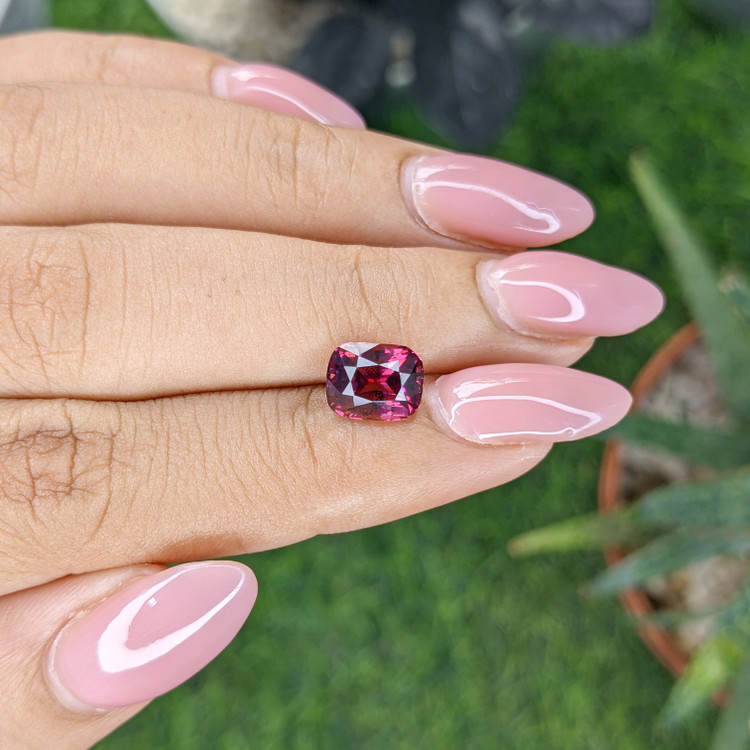 2.65 Ct. Purplish Pink Garnet from Tanzania