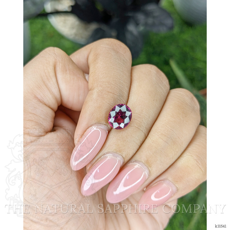 2.52 Ct. Purplish Pink Garnet from Tanzania