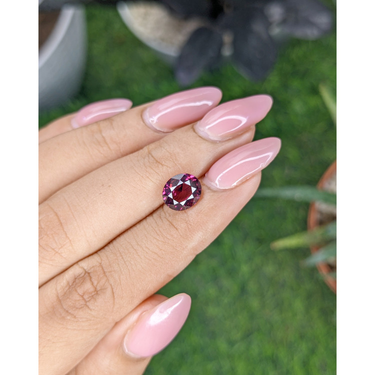 2.68 Ct. Purplish Pink Garnet from Tanzania