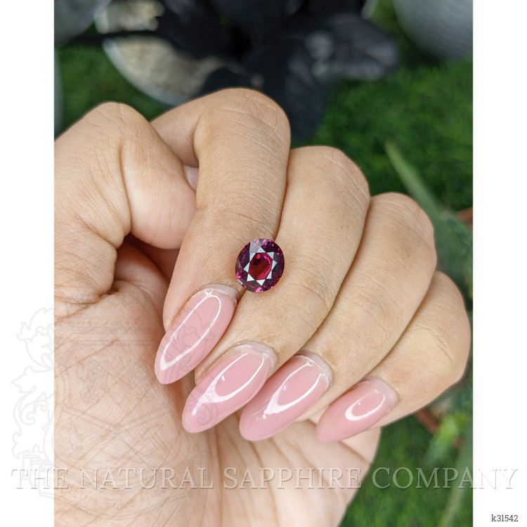 2.68 Ct. Purplish Pink Garnet from Tanzania