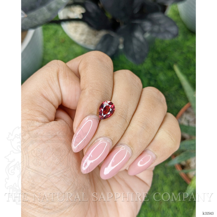 2.26 Ct. Purplish Pink Garnet from Tanzania