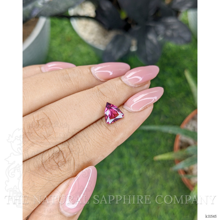 1.88 Ct. Purplish Pink Garnet from Tanzania