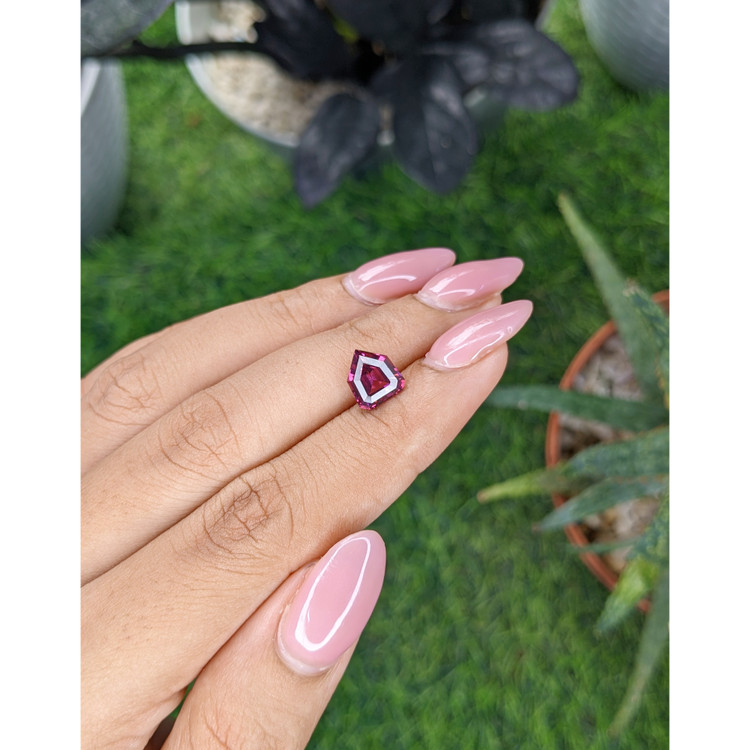 2.31 Ct. Purplish Pink Garnet from Tanzania