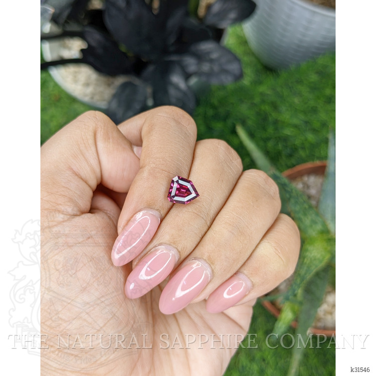 2.31 Ct. Purplish Pink Garnet from Tanzania