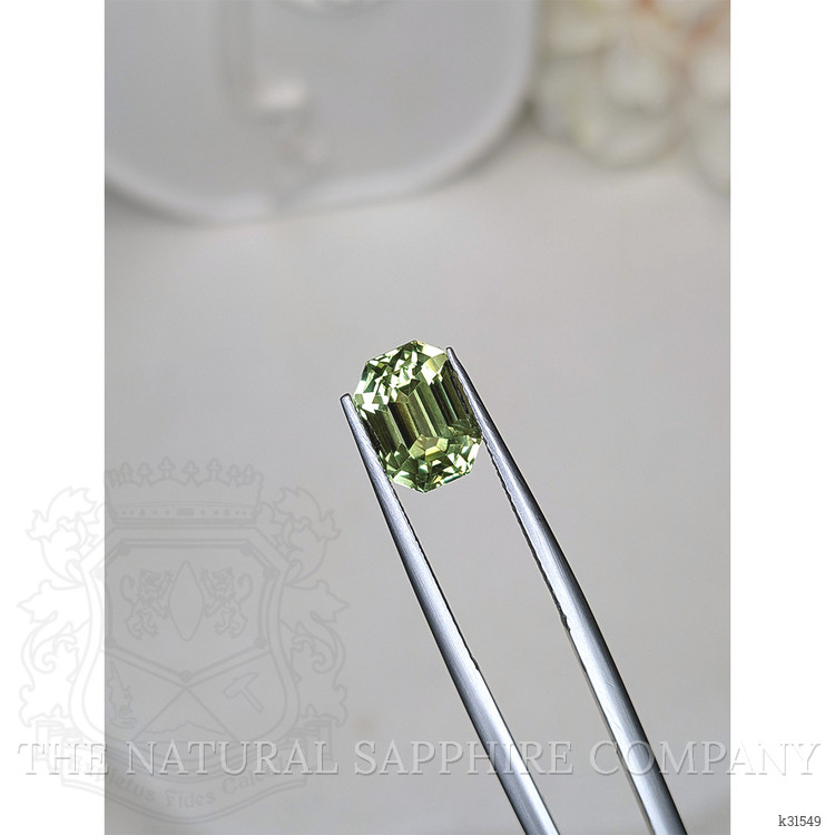 3.30 Ct. Green Chrysoberyl from Ceylon (Sri Lanka)