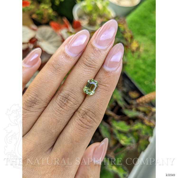 3.30 Ct. Green Chrysoberyl from Ceylon (Sri Lanka)