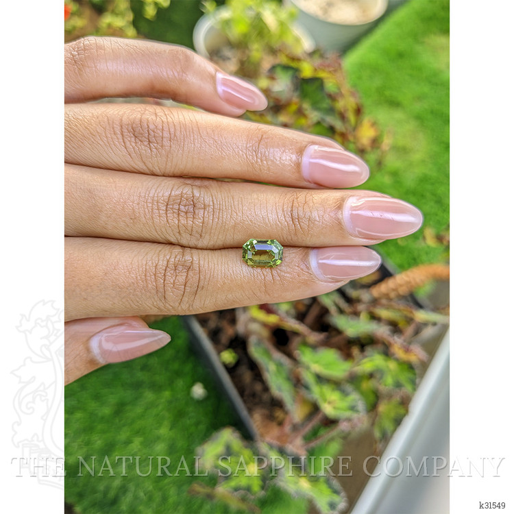 3.30 Ct. Green Chrysoberyl from Ceylon (Sri Lanka)