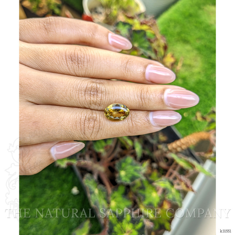 6.22 Ct. Golden Brown Sinhalite from Ceylon (Sri Lanka)