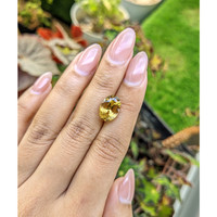 6.22 Ct. Golden Brown Sinhalite from Ceylon (Sri Lanka) Life Style