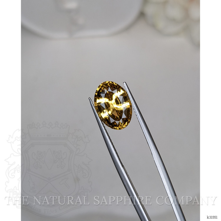 6.22 Ct. Golden Brown Sinhalite from Ceylon (Sri Lanka)
