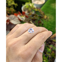2.45 Ct. Pink Morganite from Madagascar Life Style