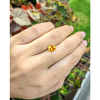 1.67 Ct. Orange Spessartite Garnet from Namibia Life Style