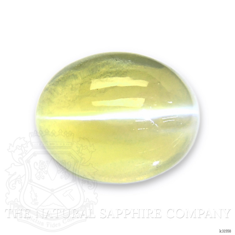 5.20 Ct. Yellowish Green Cabochon Chrysoberyl from Tanzania