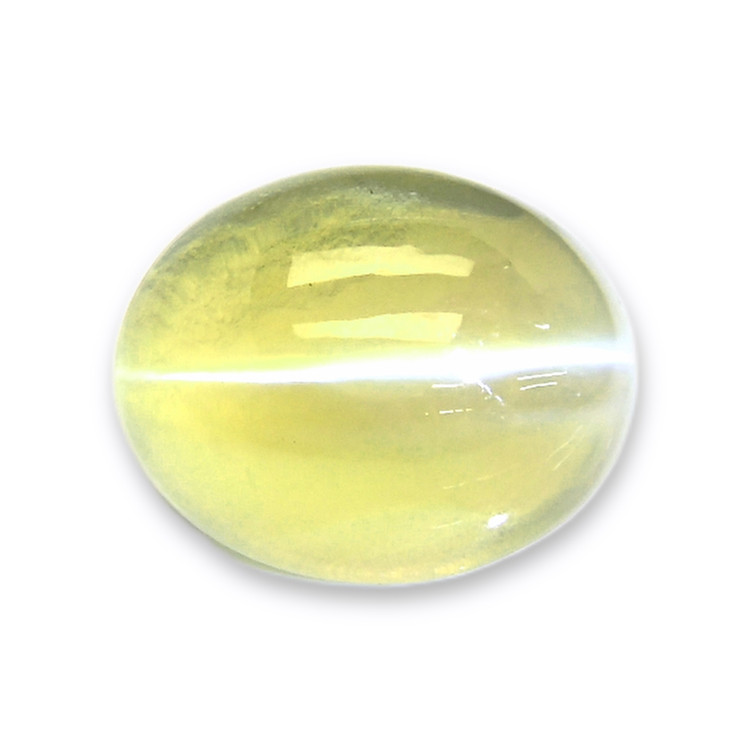 5.20 Ct. Yellowish Green Cabochon Chrysoberyl from Tanzania