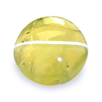 1.11 Ct. Greenish Yellow Cabochon Chrysoberyl from Ceylon (Sri Lanka) Video