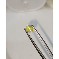 1.11 Ct. Greenish Yellow Cabochon Chrysoberyl from Ceylon (Sri Lanka) Life Style