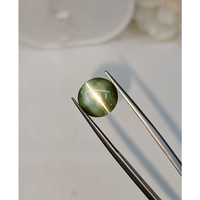 6.87 Ct. Brownish Green Cabochon Chrysoberyl from Ceylon (Sri Lanka) Life Style
