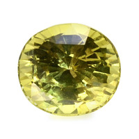 1.57 Ct. Greenish Yellow Chrysoberyl from Ceylon (Sri Lanka) Video