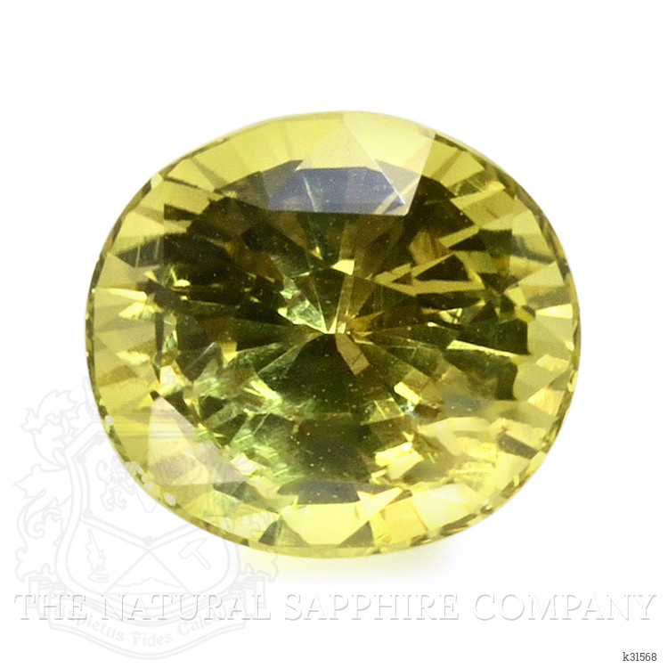 1.57 Ct. Greenish Yellow Chrysoberyl from Ceylon (Sri Lanka)