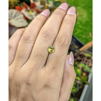 1.57 Ct. Greenish Yellow Chrysoberyl from Ceylon (Sri Lanka) Life Style