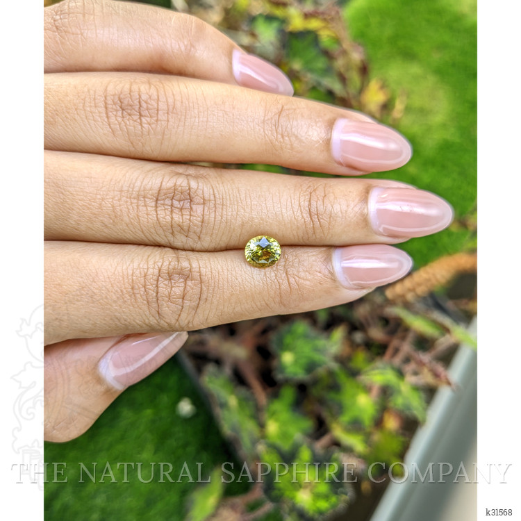 1.57 Ct. Greenish Yellow Chrysoberyl from Ceylon (Sri Lanka)