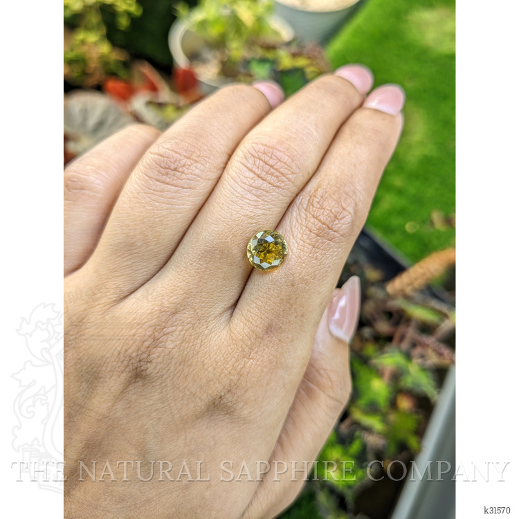 4.65 Ct. Brownish Yellow Zircon from Ceylon (Sri Lanka)