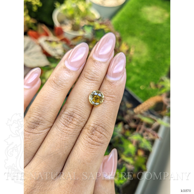 4.65 Ct. Brownish Yellow Zircon from Ceylon (Sri Lanka)