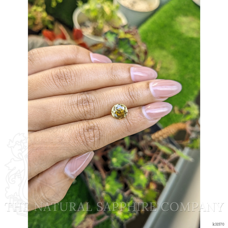 4.65 Ct. Brownish Yellow Zircon from Ceylon (Sri Lanka)