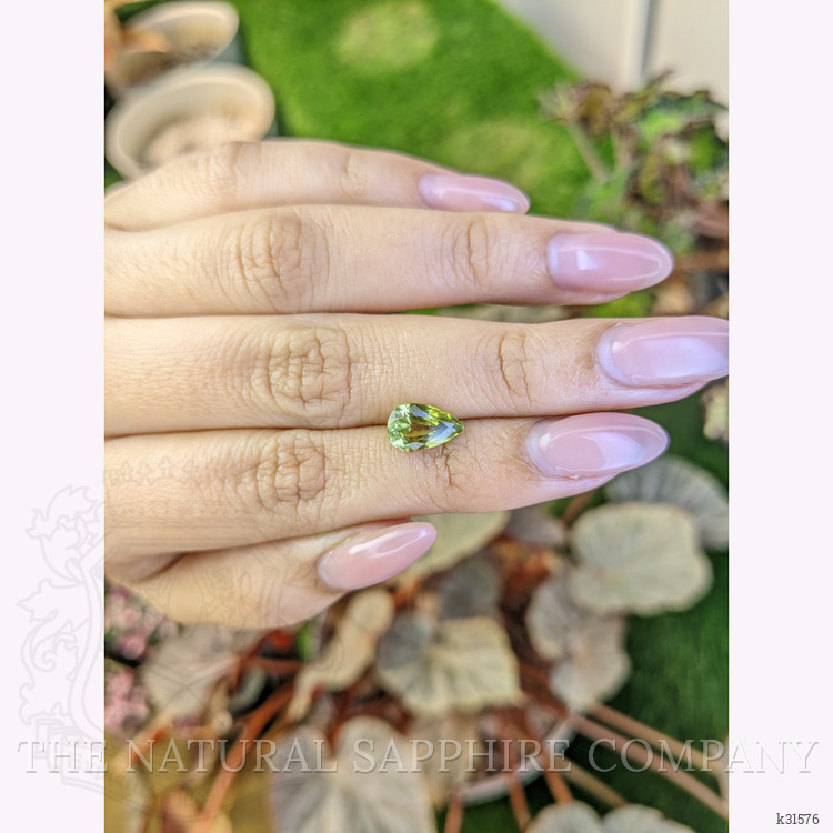 2.14 Ct. Yellowish Green Chrysoberyl from Ceylon (Sri Lanka)