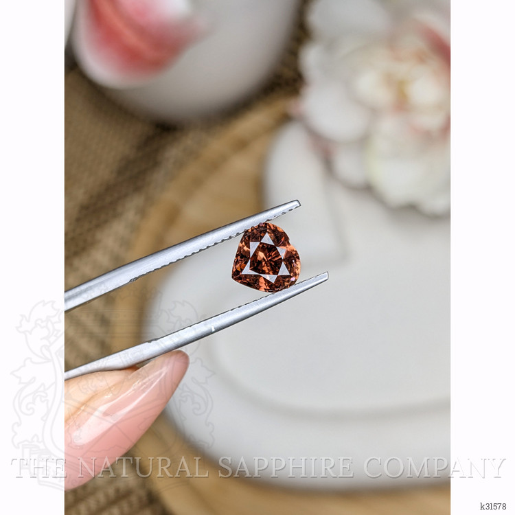 2.49 Ct. Brownish Orange Zircon from Ceylon (Sri Lanka)