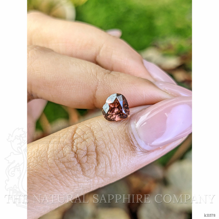 2.49 Ct. Brownish Orange Zircon from Ceylon (Sri Lanka)