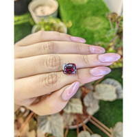 6.65 Ct. Purple Rhodolite Garnet from Ceylon (Sri Lanka) Life Style