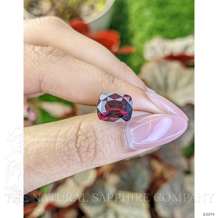6.65 Ct. Purple Rhodolite Garnet from Ceylon (Sri Lanka)