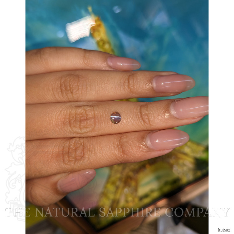 0.61 Ct. Cabochon Alexandrite from Ceylon (Sri Lanka)