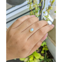 1.02 Ct. Multi Color Cabochon Fire Opal (Flame Opal) from Brazil Life Style