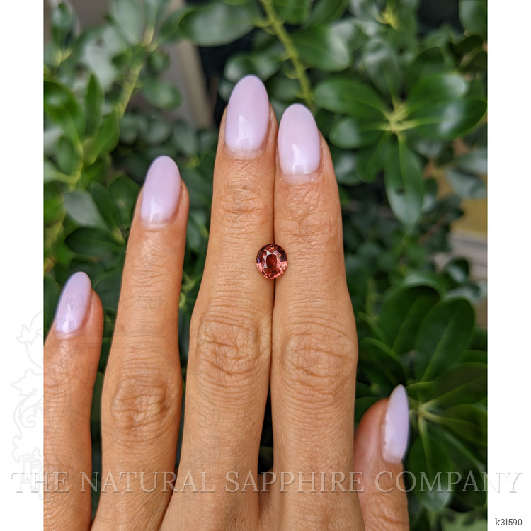 1.28 Ct. Red Garnet from Ceylon (Sri Lanka)