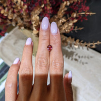 1.28 Ct. Red Garnet from Ceylon (Sri Lanka) Life Style