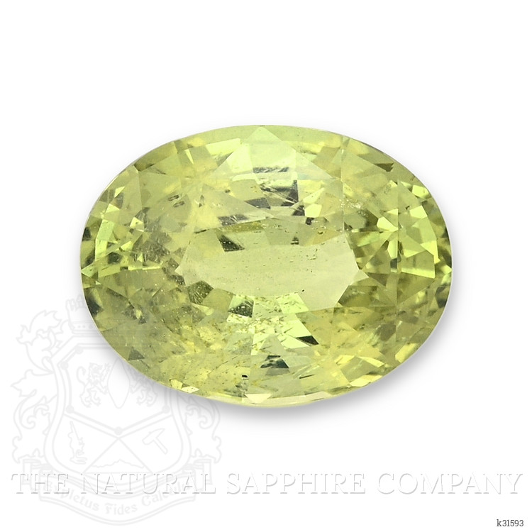 4.00 Ct. Yellowish Green Chrysoberyl from Ceylon (Sri Lanka)