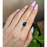 4.17 Ct. Blue Spinel from Ceylon (Sri Lanka) Life Style
