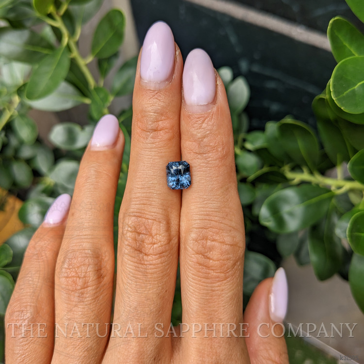 2.18 Ct. Greyish Blue Spinel from Ceylon (Sri Lanka)