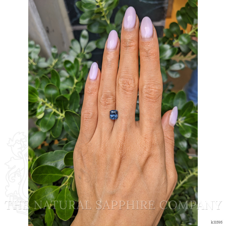 2.18 Ct. Greyish Blue Spinel from Ceylon (Sri Lanka)