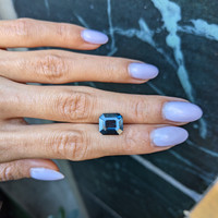 5.06 Ct. Blue Spinel from Ceylon (Sri Lanka) Life Style