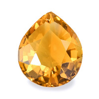 8.51 Ct. Orangish Yellow Citrine from Brazil Video